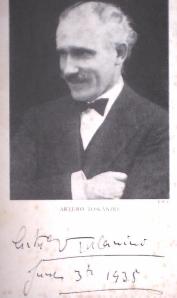 Toscanini 3 June 1935 signed